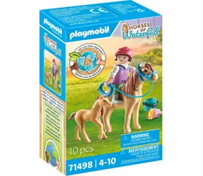Playmobil® Horses of Waterfall 71498 Dziecko z kucykiem i źrebakiem / Ilość elementów: 10 / od 4 lat