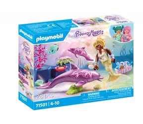 Playmobil® Princess Magic 71501 Syrenka z delfinami / Ilość elementów: 28 / od 4 lat