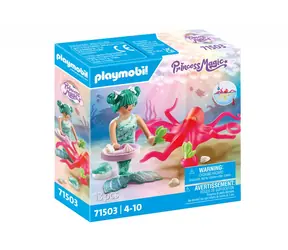 Playmobil® Princess Magic 71503 Syrenka ze zmieniającą kolor ośmiornicą / Ilość sztuk: 13 / od 4 lat