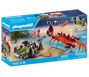 Playmobil® Piraci 71532 Walka z gigantycznym krabem / Ilość elementów: 26 / od 4 lat