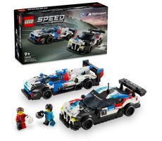 LEGO® Speed Champions 76922 Samochody wyścigowe BMW M4 GT3 i BMW M Hybrid V8 / Liczba elementów: 676 / od 9 lat