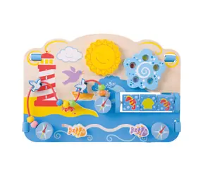 Bigjigs Baby Drewniana deska motorowa morska / od 6 miesiąca