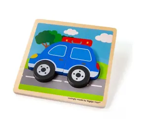 Bigjigs Toys Włóż puzzle Samochód / od 12 miesięcy