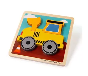 Bigjigs Toys Wstaw puzzle Koparka / od 12 miesięcy