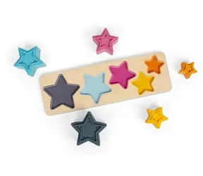 Bigjigs Toys Wstaw puzzle Gwiazdki / od 1 roku