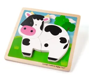 Bigjigs Toys Wstaw puzzle Krowa / od 1 roku