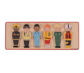 Bigjigs Toys Wstaw puzzle zespół ratunkowy / od 1 roku