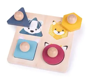 Bigjigs Toys Puzzle w kształcie zwierzątek / od 1 roku życia