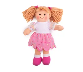 Bigjigs Toys Lalka materiałowa Darcie 28 cm / od 0 lat