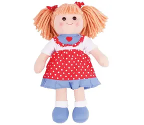 Bigjigs Toys Lalka materiałowa Emily 34 cm / od 0 lat