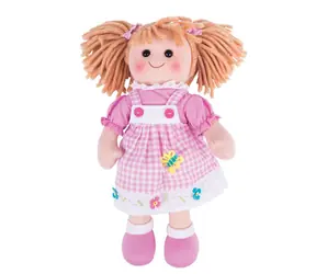 Bigjigs Toys Lalka materiałowa Eva 34 cm / od 0 lat