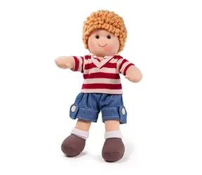 Bigjigs Toys Lalka materiałowa Harry 28 cm / od 0 lat