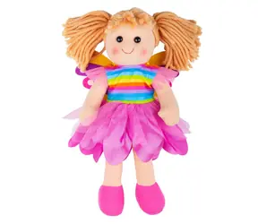 Bigjigs Toys Lalka materiałowa Chloe 34 cm / od 0 lat