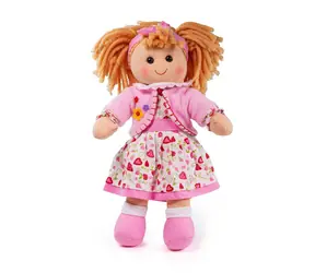 Bigjigs Toys Lalka materiałowa Kelly 34 cm / od 0 lat