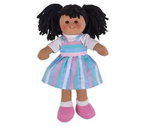 Bigjigs Toys Lalka materiałowa Kira 28 cm / od 0 lat