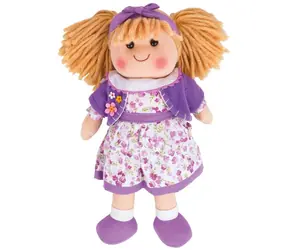 Bigjigs Toys Lalka materiałowa Laura 34 cm / od 0 lat