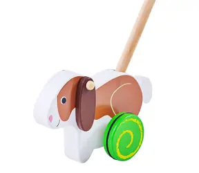 Bigjigs Baby Drewniany jeździec Królik / od 1 roku