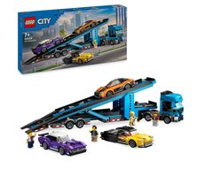 LEGO® City Big pojazdy 60408 Ciężarówka do transportu samochodów sportowych / Liczba części: 998 / od 7 lat