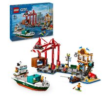 LEGO® My City 60422 Port ze statkiem towarowym / Ilość elementów: 1226 / od 8 lat