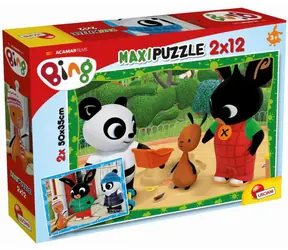 Liscianigioch Bing puzzle Bing i jego przyjaciele / 2x12 elementów / od 3 lat
