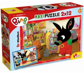 Liscianigioch Bing puzzle Bing i jego przyjaciele 2 / 2x12 elementów / od 3 lat