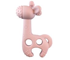DiaperChamp Gryzak Żyrafa Bite me Raff Old Pink / od 3 miesiąca
