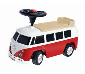 Big Bobby Car Baby VW T1 czerwony / Leżaczek dla dzieci / nośność 50 kg / od 2 lat