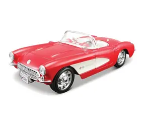 Maisto - ASSEMBLY LINE 1957 Corvette red / skala 1:24 / od 8 lat