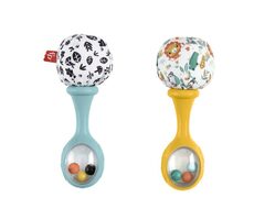 Kulki do rumby Fisher Price Rattle - Bilety i zwierzęta / od 3 miesięcy