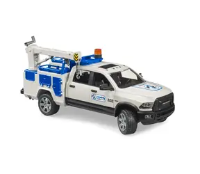 Bruder 02509 Samochód serwisowy z obrotową lampą ostrzegawczą / od 3 lat 