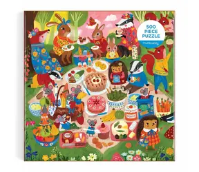 Mudpuppy Puzzle Piknik w lesie / 500 elementów / od 8 lat  