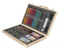 Drewniane etui Mac Toys Creative, 79 szt. / od 3 lat