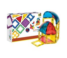 Playmags Płytki magnetyczne 3D Dome Playmags 164 / 28 części / od 3 lat