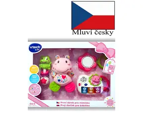 VTech Pierwszy prezent dla dziecka różowego / wersja CZ / od 0 miesiąca 