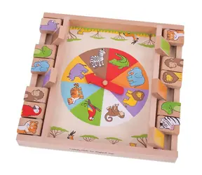 Bigjigs Toys Ruletka ze zwierzętami / od 3 lat