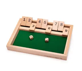 Bigjigs Toys Drewniana gra Zamknij kostki / od 3 lat