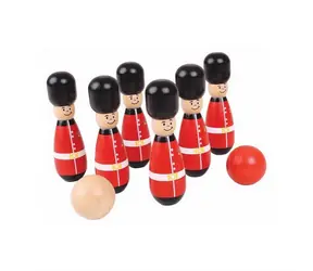 Bigjigs Toys Kręgle angielskie Guard / od 3 lat