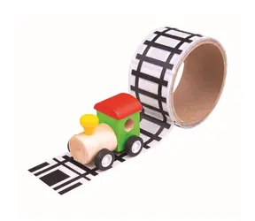 Taśma samoprzylepna Bigjigs Toys z maszyną / od 3 lat
