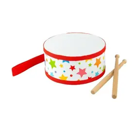 Bigjigs Toys Drewniany bęben gwiazdowy / od 10 miesięcy