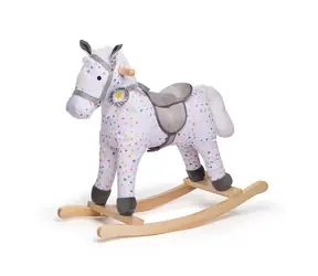 Bigjigs Toys Wzorzysty koń na biegunach / od 12 miesiąca