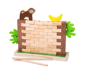 Bigjigs Toys Toys Drewniana gra motorowa Falling Jungle / od 3 lat