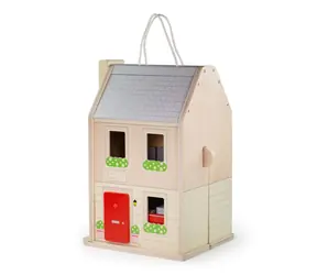 Bigjigs Toys Składany domek z akcesoriami / od 18 miesiąca
