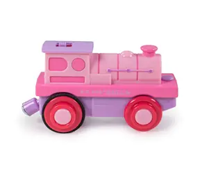 Lokomotywa elektryczna Bigjigs Rail Mocny róż / od 3 lat