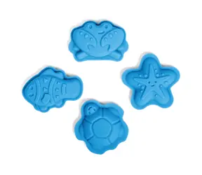 Bigjigs Toys Formy silikonowe Ocean blue / od 18 miesiąca