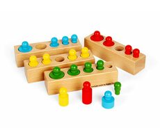 Bigjigs Toys Zmotoryzowane bloki wprowadzające 24 sztuki / od 3 lat