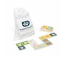 Bigjigs Toys Domino zwierzęta leśne / od 2 lat
