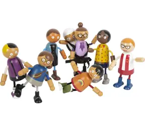 Small Foot Elastyczne lalki rodzinne z dzieckiem / od 3 lat