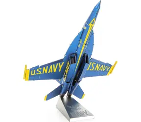 Puzzle 3D Metal Earth F/A-18 Super Hornet - Blue Angels / 45 elementów / od 14 lat