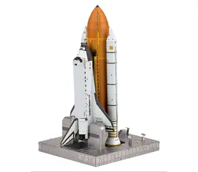 Puzzle 3D Metal Earth Kit do startu Shuttle kosmicznego / 63 elementy / od 14 lat