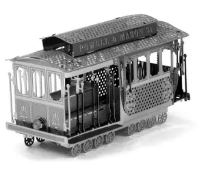 Puzzle 3D Metal Earth Kolejka linowa San Francisco / 13 elementów / od 14 lat